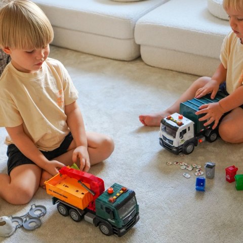 WOOPIE Śmieciarka Ciężarówka Segregacja Śmieci - skala 1:10