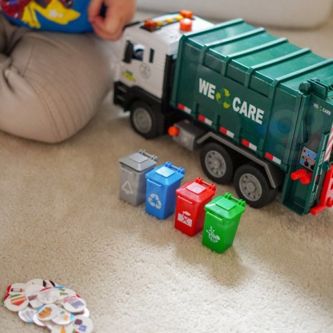 WOOPIE Śmieciarka Ciężarówka Segregacja Śmieci - skala 1:10