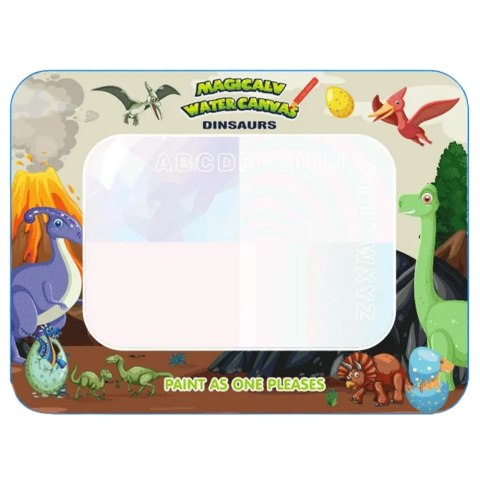 WOOPIE Magiczna Mata Wodna do Malowania XXL Pieczątki Cyferki 100x80 cm