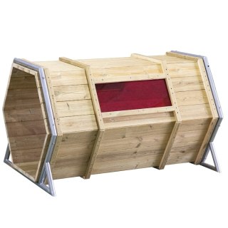 CLASSIC WORLD EDU Drewniany Plac Zabaw Baza XXL Tunel do Czołgania