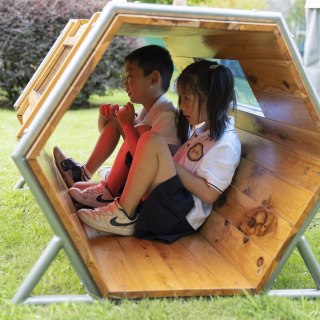 CLASSIC WORLD EDU Drewniany Plac Zabaw Baza XXL Tunel do Czołgania