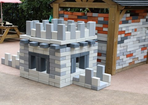 CLASSIC WORLD EDU Mega Klocki Konstrukcyjne Cegiełki EVA Miękkie do Budowania 90 el.