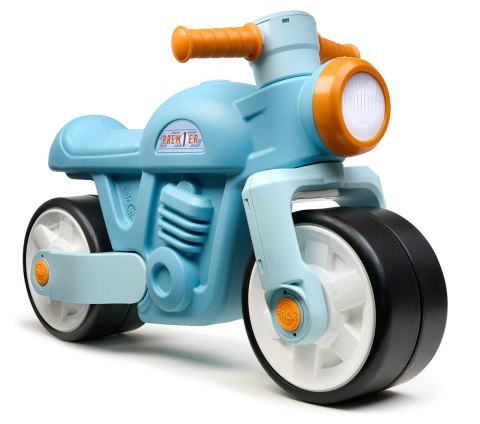 FALK Jeździk Biegowy Ciche Koła Motor Prem1er Retro Niebieski 1+