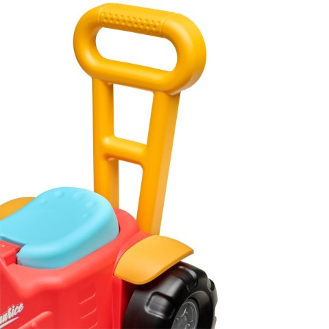 FALK Maurice Traktorek Jeździk Czerwony Pchacz Odpychacz Schowek od 1 roku