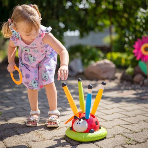 WOOPIE Gra Zręcznościowa 3w1 Wyrzutnia Rakiet Skakanka Rzut do Celu Biedronka