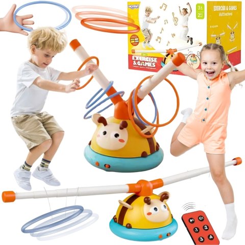 WOOPIE Gra Zręcznościowa Skakanka Automatyczna 2w1 Rzut do Celu Pszczółka