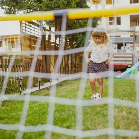 WOOPIE Zestaw 2w1 koszykówka Bramka do Piłki Nożnej + Piłki i Pompka