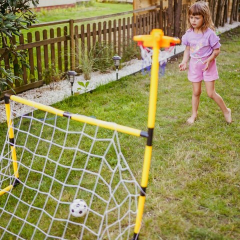 WOOPIE Zestaw 2w1 koszykówka Bramka do Piłki Nożnej + Piłki i Pompka