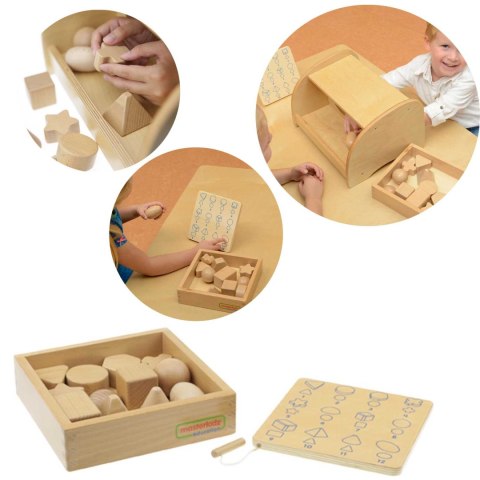 MASTERKIDZ Zgaduj Dotykiem Odgadnij Kształty 12 Elementów