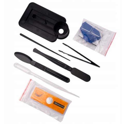 WOOPIE Mikroskop Cyfrowy LED Przybliżenie do 1200x Zestaw XXL z Adapterem do Smartfona