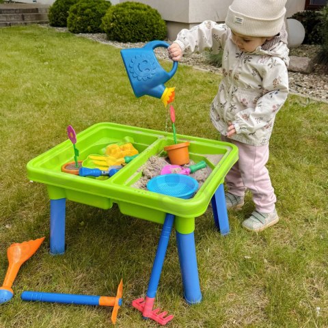 WOOPIE Stolik Wodny 2w1 Piaskownica 13 Akc.
