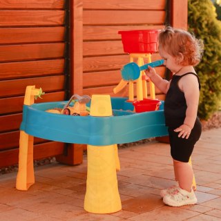 WOOPIE Stolik Wodny 2w1 Piaskownica Młyn 14 akc.