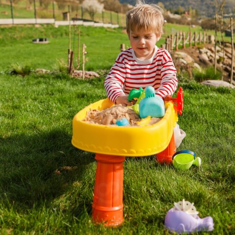 WOOPIE Stolik Wodny 2w1 Piaskownica Statek Piracki 8 akc.