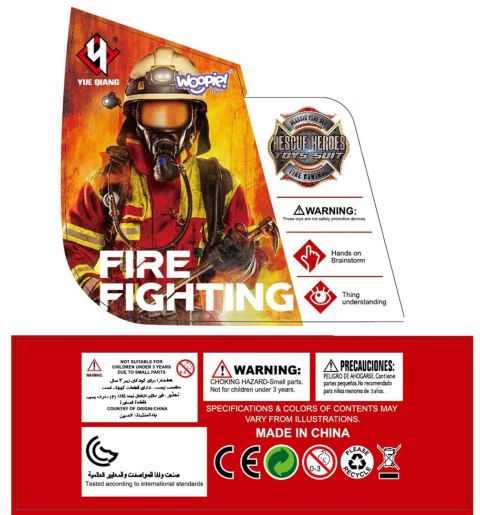 WOOPIE Zestaw Walizka Strażaka z Gaśnicą 7 el.