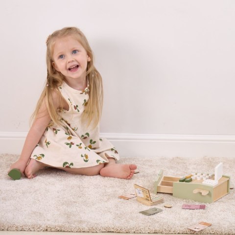 VIGA PolarB Drewniana Kasa Sklepowa Zielona