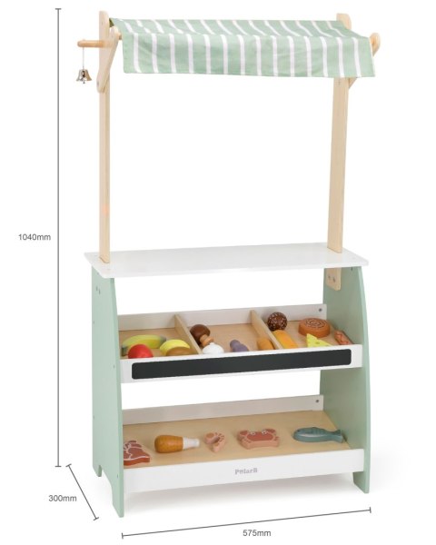 VIGA PolarB Drewniane Stoisko Targowe Zestaw XXl Stragan Sklep z Akcesoriamii