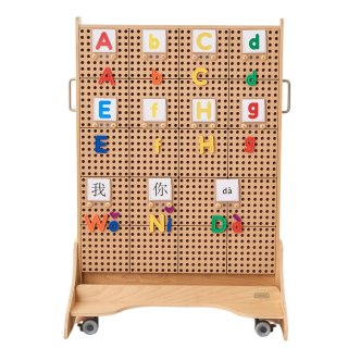 MASTERKIDZ Alfabet Zestaw Liter (Dużych i Małych) do Paneli Ściennych STEM 122 el.