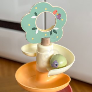 WOOPIE GREEN Drewniany Tor Kulkowy z Efektami Dźwiękowymi Cymbałki FSC