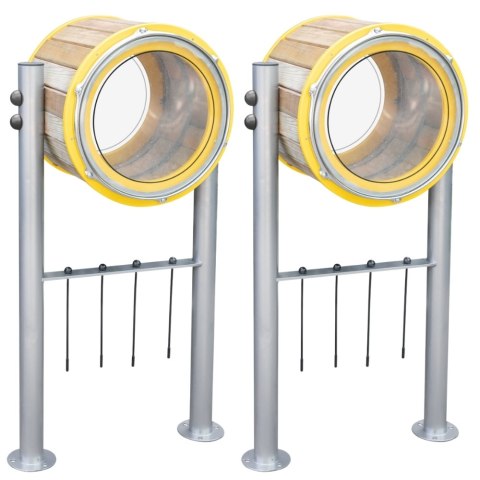 CLASSIC WORLD EDU Zestaw Bębenki XXL 2 szt. Instrument Perkusja Ogrodowa