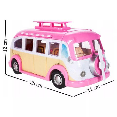 Kamper Lodziarnia dla Lalek - Food Truck, Mini Kawiarnia z Akcesoriami