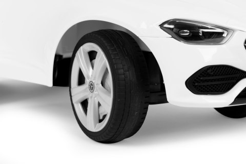 JEŹDZIK AUTKO MERCEDES C CLASS INTERAKTYWNA KIEROWNICA DŹWIĘKI BIAŁY