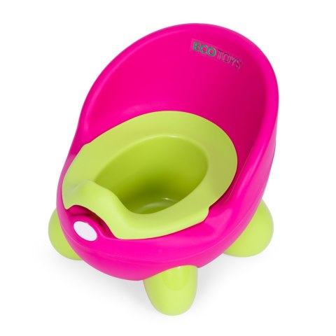 NOCNIK TOALETA SEDES DLA DZIECI WYJMOWANY WKŁAD ANTYPOŚLIZGOWE NÓŻKI RÓŻOWO-ZIELONY ECOTOYS