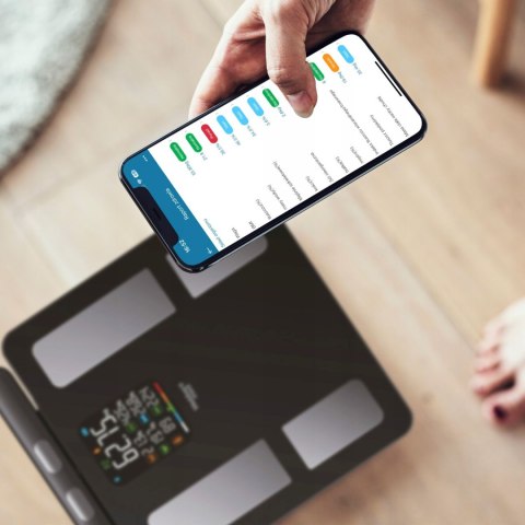 WAGA ŁAZIENKOWA ANALITYCZNA 15 PARAMETRÓW APPLE HEALTH GOOGLE FIT SCALA WEBBER