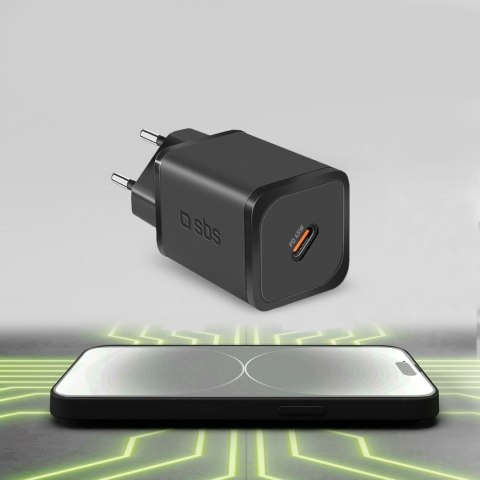Ładowarka sieciowa Power Delivery GaN USB-C 45W - czarna