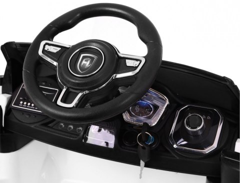 Autko Rapid Racer elektryczne dla dzieci, Biały SUV + Pilot