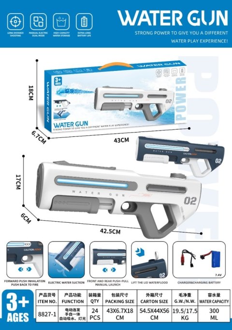 Automatyczny Pistolet na Wodę z Funkcją Świateł