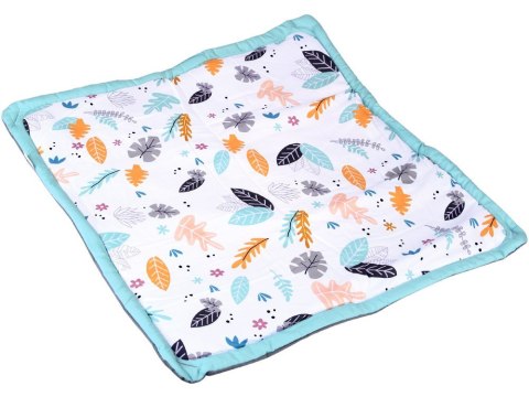 Duża Edukacyjna Mata dla niemowląt + miękka Podusia wałek + zabawki ZA5824