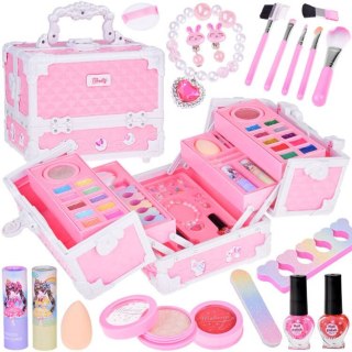 Duży zestaw do makijażu kuferek kosmetyki makeup dla dziewczynki ZA5177