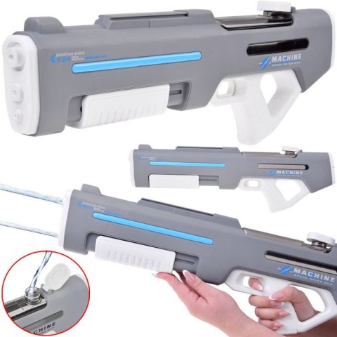 Elektryczny pistolet na wodę - Podówjne głowice natryskowe 10m ZA5569