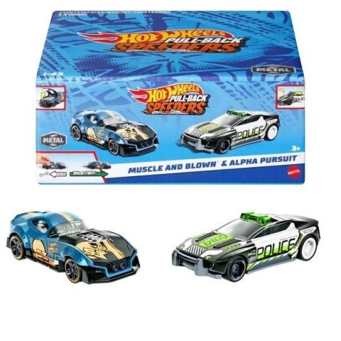Hot Wheels Pull-Back Speeders 2-pak mix (6szt)
