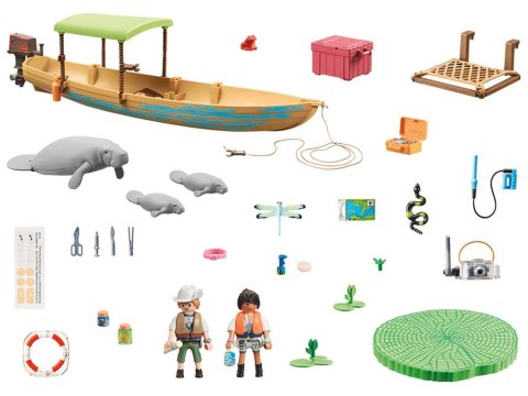 Klocki Playmobil 71010 Wycieczka łodzią -Wiltopia. Zestaw 71 elem. ZA5997