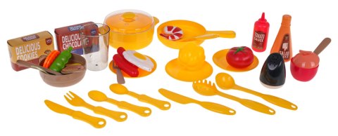 Kuchnia Aneks Kuchenny z Funkcją Świateł 43el. Różowa