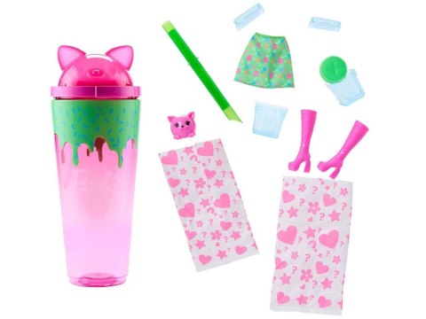 Mattel Barbie Pop Reveal lalka z serii: Shake + kot i akcesoria ZA6061