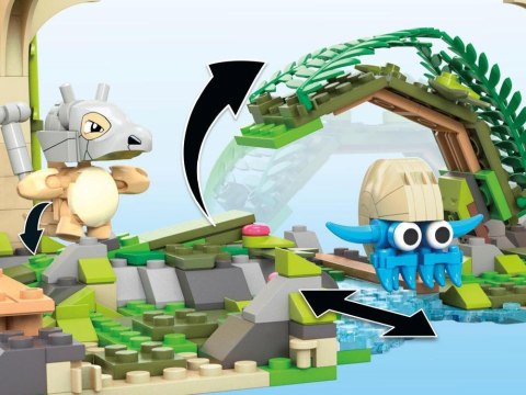 Mattel Zestaw MEGA Pokémon klocki 1362-ele + 4 figurki Pokemonów ZA6035