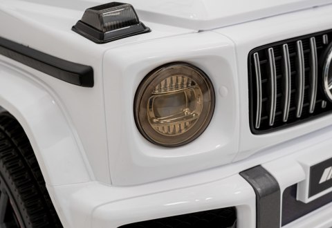 Mercedes AMG G63 dla dzieci Biały + Pilot