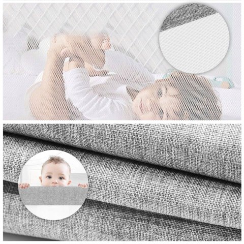 BARIERKA OCHRONNA NA ŁÓŻKO 200 CM OSŁONA ZABEZPIECZENIE DLA DZIECI ECOTOYS