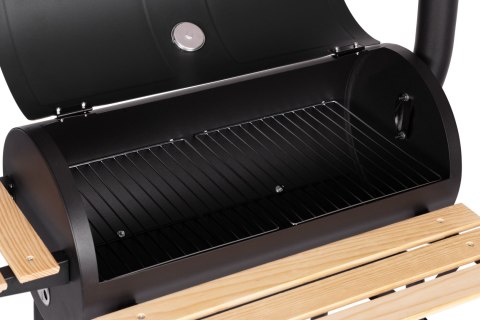 DUŻY GRILL OGRODOWY Z TERMOMETREM KOMIN 3 PÓŁKI KOŁA MULTIGARDEN