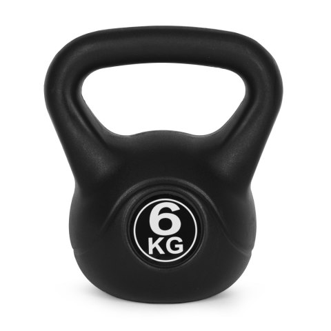 KETTLEBELL KETTLE 6 KG DO ĆWICZEŃ HANTLA KULA ODWAŻNIK OBCIĄŻENIE CIĘŻAR FITNESS MODERNHOME