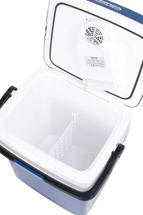 LODÓWKA TURYSTYCZNA PRZENOŚNA SAMOCHODOWA 29L 220-240V DC12V FUNKCJA GRZANIA WKŁAD GRATIS NIEBIESKA
