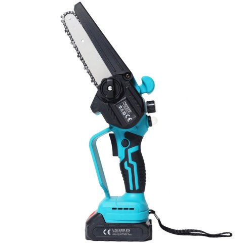 PIŁA ŁAŃCUCHOWA AKUMULATOROWA MINI PILARKA RĘCZNA SILNIK BEZSZCZOTKOWY 21V + WALIZKA