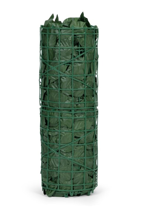 SZTUCZNY BLUSZCZ ŻYWOPŁOT 300X50 CM ZIELONA OSŁONA NA BALKON MASKUJĄCA