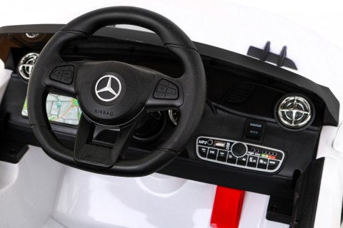 Mercedes Benz AMG SL65 S elektryczny dla dzieci Biały + Pilot