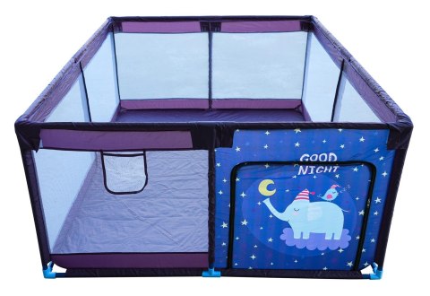 Miękki Kojec Dla Dzieci Prostokąt Nocny Słonik