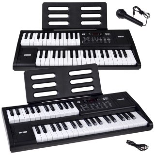 Organy KEYBOARD 61-klawiszy z funkcją podziału SPLIT + mikrofon IN0185