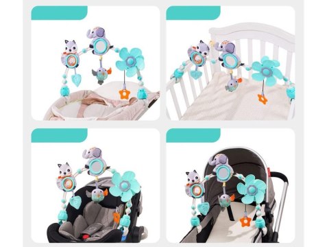 Pałąk Zawieszka do łóżeczka interaktywna sensoryczna dla niemowląt ZA5211