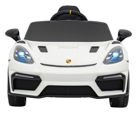 Pojazd Porsche Spyder RS 718 Biały sportowy samochód